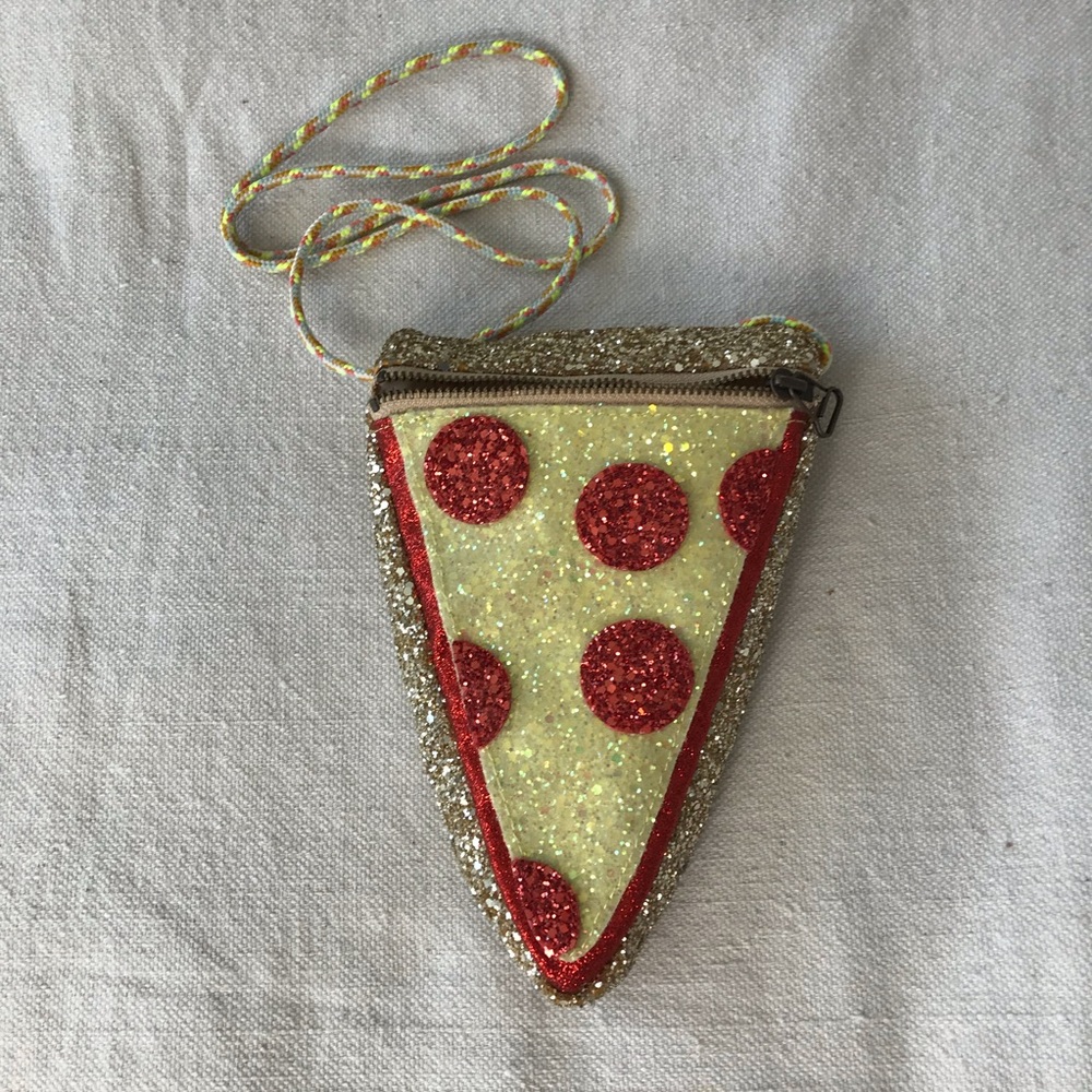 JCrew crewcuts Pizza shaped purse!